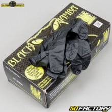 Black Mamba Mechanic Disposable Nitrile Gloves Black (x50pairs)