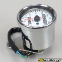 Universal chrome round needle (km / h) speedometer