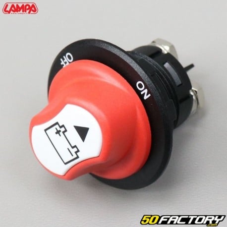 Recessed battery switch 12V to 32V Lampa