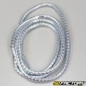 6mm cable protection spiral chrome (1.5 meter)