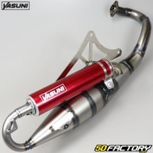 Exhaust pipe Piaggio air and liquid Typhoon,  NRG... 50 2T Yasuni R silencer red