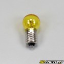 E10 12V 6W yellow headlight bulb to screw