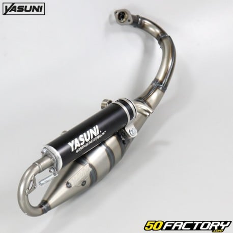 Exhaust Yasuni Black silencer R Piaggio air and liquid Typhoon, Nrg ... 50 2T