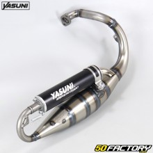 Exhaust pipe Peugeot vertical Speedfight,  Trekker... Yasuni Black silencer R