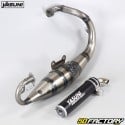 Exhaust Yasuni Black silencer R Peugeot vertical Speedfight,  Trekker... 50 2T