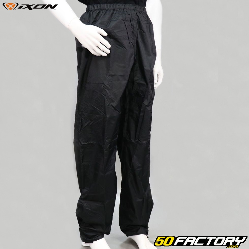Pantalon de pluie femme Ixon Compact noir - Équipement pilote
