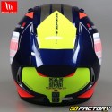 Capacete integral MT Helmets Revenge  2  RS azul, amarelo e laranja