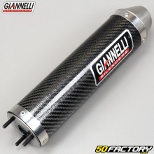 Silencieux d'échappement carbone Giannelli Street Derbi, Gilera, Aprilia