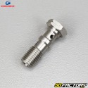 Double banjo brake screw Goodridge gray stainless steel