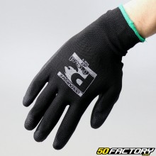 Mechanic&#39;s polyurethane gloves CE approved black