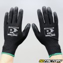 Mechanic polyurethane gloves CE approved black