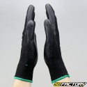Mechanic polyurethane gloves CE approved black