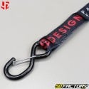 Black and red Up Design carrying straps