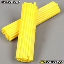 Spoke skin cover Gencod yellow (kit)