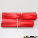 Red spoke covers (kit)