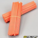 Orange spokes covers (kit)