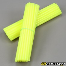 Neon yellow spoke covers (kit)