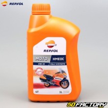Huile moteur 4T 10W30 Repsol Moto Hmeoc 100% synthèse 1L