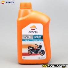 Huile moteur 4T 10W30 Repsol Moto Sport semi-synthèse 1L
