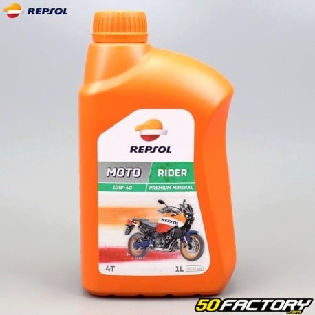Huile moteur 4T 10W40 Repsol Moto Rider 1L