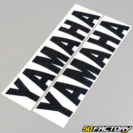 Stickers Yamaha noirs 330x80mm (jeu de 2)