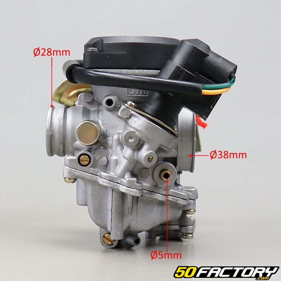 Carburateur gy6 50 4t 18mm starter automatique – pièce scooter