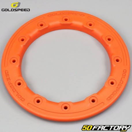 Banda de llanta Beadlock de polímero / carbono 9 pulgadas Goldspeed naranja