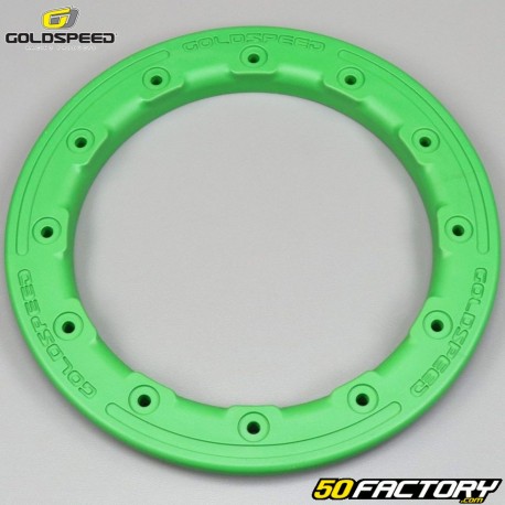 Banda de llanta Beadlock de polímero / carbono 10 pulgadas Goldspeed Verde