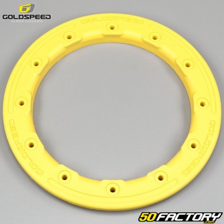 Banda de aro Beadlock em polímero 10 polegadas / carbono Goldspeed amarelo