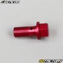 Tornillos de freno banjo simples Gencod anodizado rojo (juego de 2)