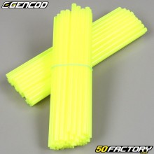 Spoke skin cover Gencod neon yellow (kit)