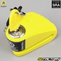 Anti-theft disc lock approved insurance SRA Auvray DK-10 yellow