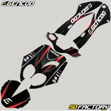 Kit déco Peugeot TKR et Trekker Gencod Evo rouge