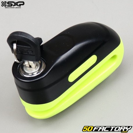 Antifurto blocca disco SXP nero e giallo fluo