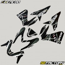 Decoration  kit MBK Nitro  et  Yamaha Aerox (Since 2013) Gencod Evo white