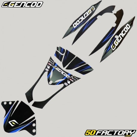 Kit decorativo Kymco Agility 50 y 125 Gencod Evo azul