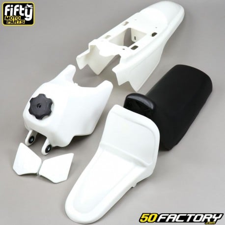 Kit plastiche completo Yamaha PW 50 Fifty bianco