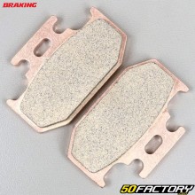 Sintered metal brake pads Yamaha WR 125, Kawasaki KDX 250, Suzuki DR 250 ... Braking Off-Road