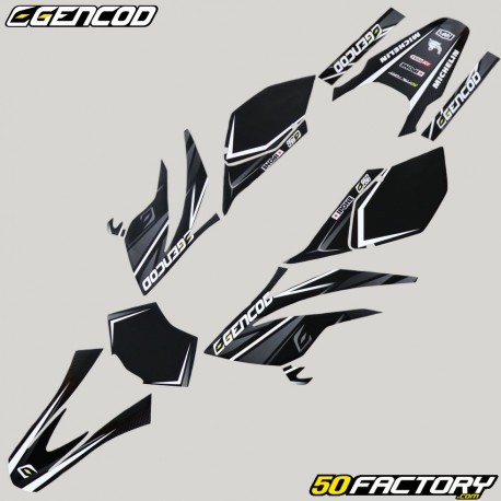Kit decorativo Beta RR 50, motociclista, Track (2004 - 2010) Gencod Evo branco