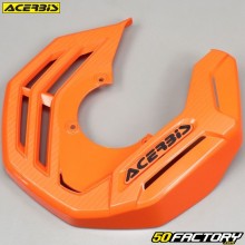 Front brake disc protector Acerbis X-Future orange and black