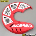 280mm front brake disc protector Acerbis X-Brake 2.0 red and white