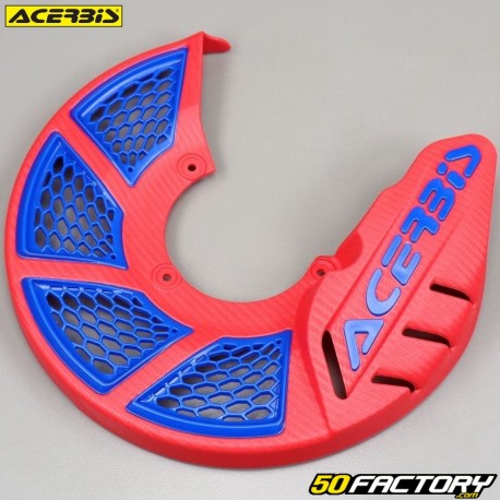 Protège disque de frein avant Ø280mm Acerbis X-Brake 2.0 rouge et bleu