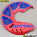 280mm front brake disc protector Acerbis X-Brake 2.0 red and blue
