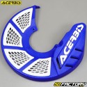 280mm front brake disc protector Acerbis X-Brake 2.0 blue and white