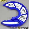 280mm front brake disc protector Acerbis X-Brake 2.0 blue and white