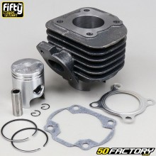 Cilindro de pistón de hierro fundido Ø39.80mm 1PE40QMB 50 2T TNT, Keeway, Generic, Cpi ... (eje 12mm) Fifty
