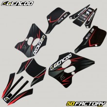 Kit grafiche adesivi Suzuki RMX  et  SMX Gencod Evo rosso