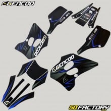Deko-Kit Suzuki RMX und SMX Gencod Evo blau