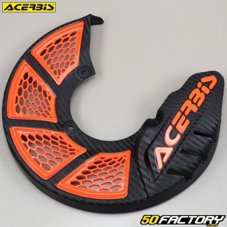 Protezione disco freno anteriore Ã˜245mm Acerbis X-Brake 2.0 nero e arancione