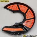 Protetor do disco do freio dianteiro Ã˜245mm Acerbis X-Brake 2.0 preto e laranja